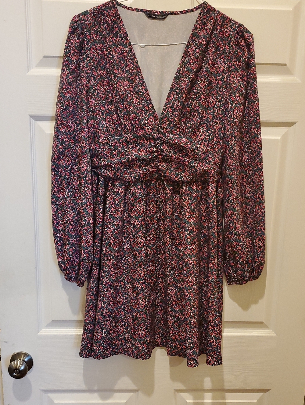 Shein  Floral Dress - Pink Floral
